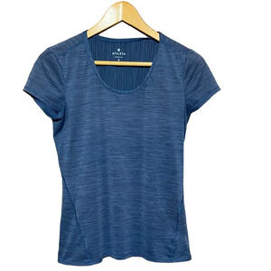 Athleta Blue Lightweight Athletic T-Shirt - Size Small